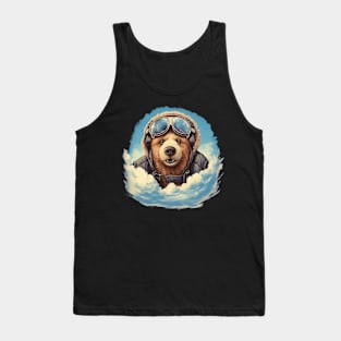 Pilot bear Tank Top